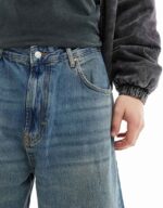 شلوار Pull&Bear Skater fit (آبی تیره) - تصویر 2