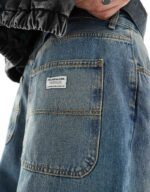 شلوار Pull&Bear Skater fit (آبی تیره) - تصویر 3