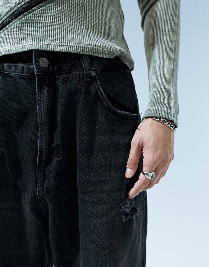 شلوار Pull&Bear Skater fit زاپ‌دار - تصویر 3