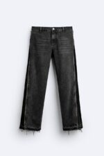 شلوار بوتکات Zara Flared fit مشکی - تصویر 3