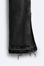 شلوار بوتکات Zara Flared fit مشکی - تصویر 2