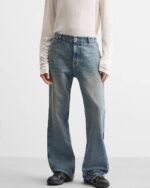 شلوار بوتکات Zara Flared fit درتی واش - تصویر 6