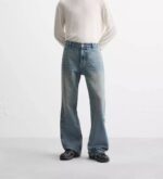 شلوار بوتکات Zara Flared fit درتی واش - تصویر 3