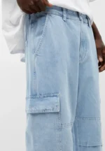 شلوار Pull&bear skater cargo (آبی) - تصویر 2