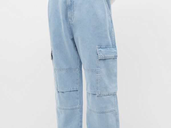 شلوار Pull&bear skater cargo (آبی)