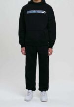 هودی اورسایز از LOWLIGHTS مشکی - تصویر 2