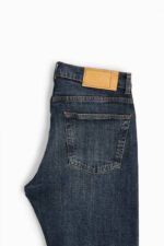 شلوار اسلیم فیت ZARA سورمه‌ای اورجینال - تصویر 5