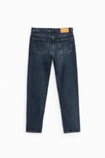 شلوار اسلیم فیت ZARA سورمه‌ای اورجینال - تصویر 4