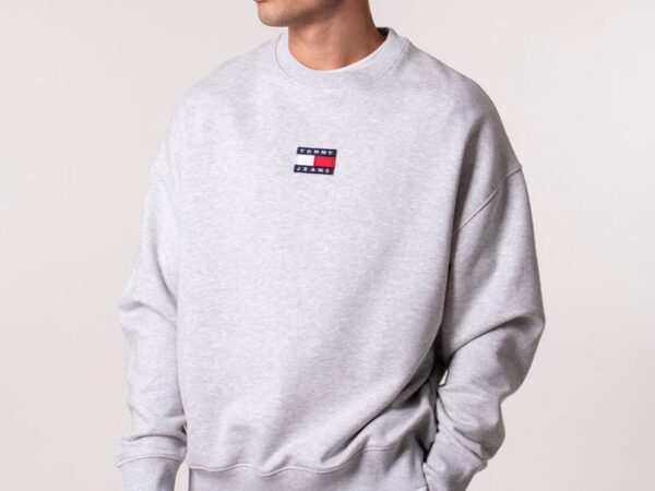 بلوز اورسایز Tommy jeans اورجینال طوسی
