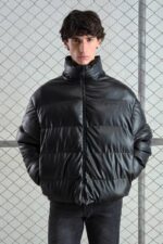 کاپشن چرم از برند Giesto - تصویر 4