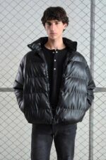 کاپشن چرم از برند Giesto