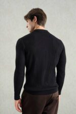 بلوز یقه‌دار از برند GIESTO (اورجینال) مشکی - تصویر 4