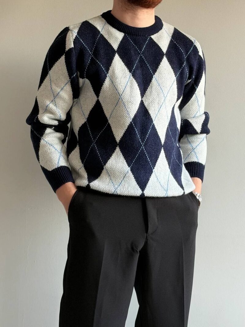 بافت Snazzy سورمه‌ای اورجینال - تصویر 1