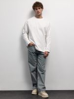 بلوز بیسیک سفید GIESTO - تصویر 4