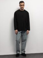 بلوز بیسیک مشکی GIESTO - تصویر 4