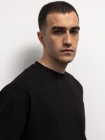 بلوز بیسیک مشکی GIESTO - تصویر 3