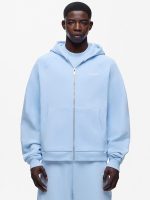 سوییشرت اورسایز SEVENHEAVENS آبی آسمانی