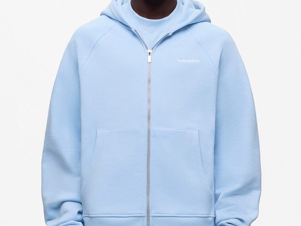 سوییشرت اورسایز SEVENHEAVENS آبی آسمانی