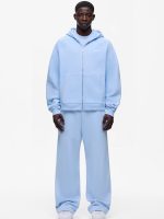 سوییشرت اورسایز SEVENHEAVENS آبی آسمانی - تصویر 2