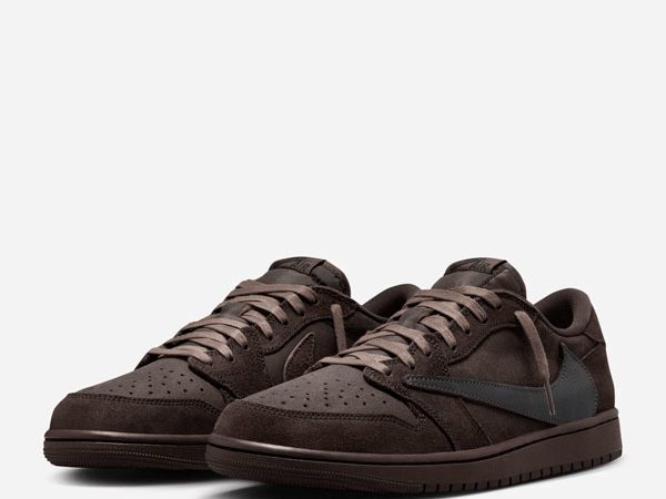 کتونی NIKE AIR JORDAN 1 LOW X TRAVIS SCOTT VELVET BROWN
