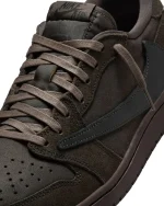 کتونی NIKE AIR JORDAN 1 LOW X TRAVIS SCOTT VELVET BROWN - تصویر 2