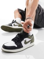 کتونی Air Jordan 1 Low Green/White