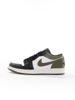 کتونی Air Jordan 1 Low Green/White - تصویر 2