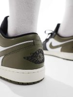 کتونی Air Jordan 1 Low Green/White - تصویر 3