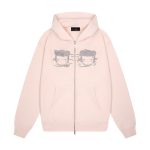 سوییشرت Derschutze "koi" zip up pink اورجینال - تصویر 4