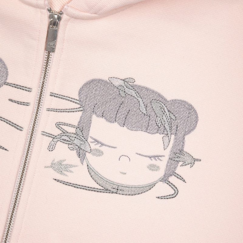 سوییشرت Derschutze "koi" zip up pink اورجینال - تصویر 2