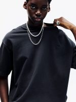 تیشرت STWD از PULL&BEAR مشکی اورجینال