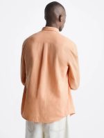 پیراهن لینن آستین بلند Zara اورجینال - تصویر 2