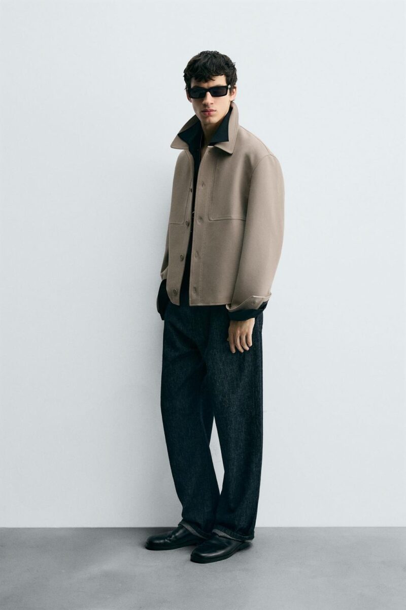 جکت باکسی Zara اورجینال - تصویر 9