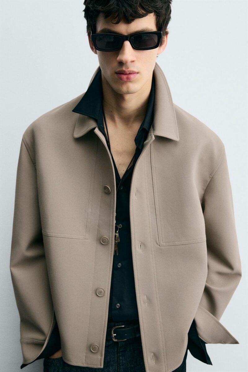 جکت باکسی Zara اورجینال - تصویر 8