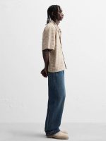 پیراهن باکسی چهارخونه ZARA اورجینال - تصویر 7