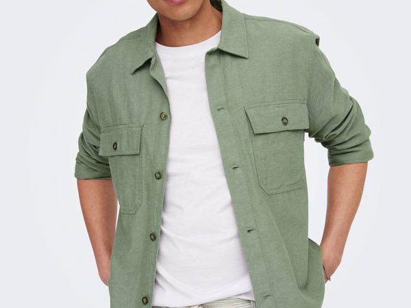 اورشرت ONLY&SONS سبز اورجینال