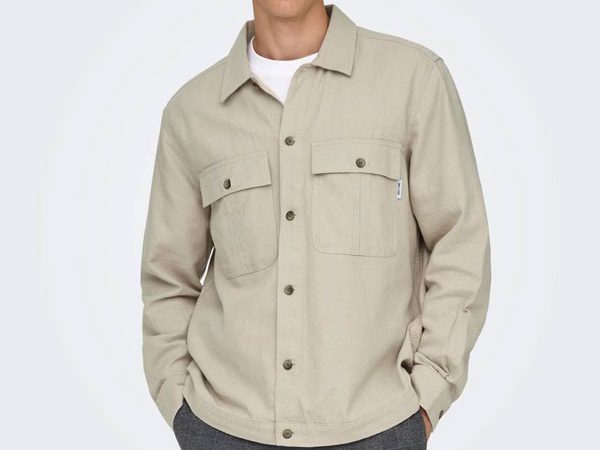 اُورشرت ONLY&SONS خاکی اورجینال