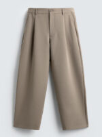 شلوار پارچه‌ای ZARA کرم اورجینال - تصویر 5