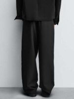 شلوار پارچه‌ای ZARA مشکی - تصویر 4