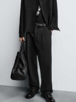 شلوار پارچه‌ای ZARA مشکی