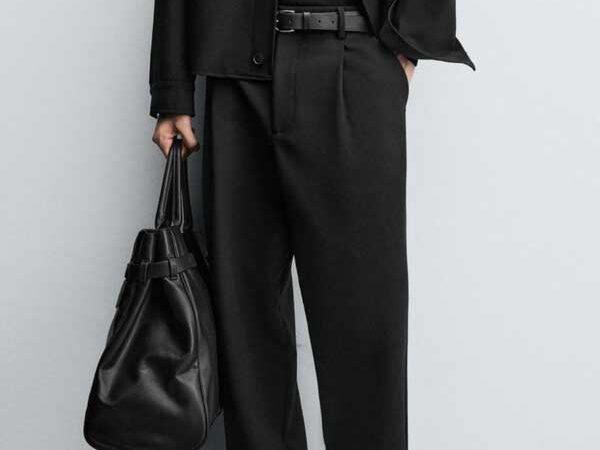 شلوار پارچه‌ای ZARA مشکی