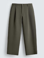 شلوار پارچه‌ای ZARA سبز اورجینال - تصویر 7