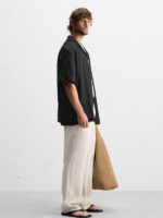 پیراهن لینن نیم آستین ZARA - تصویر 2