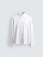 پیراهن آستین بلند Zara سفید اورجینال - تصویر 5