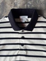 تیشرت یقه دار COS اورجینال سفید - تصویر 2