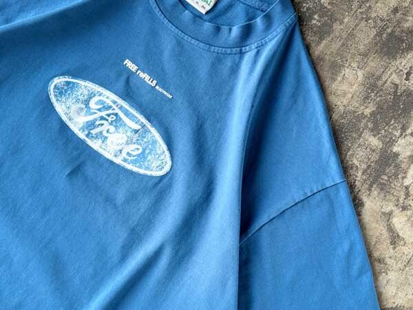 تیشرت اورسایز IKIGAI آبی