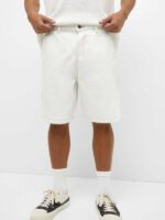شلوارک کارپنتر Pull&bear سفید اورجینال