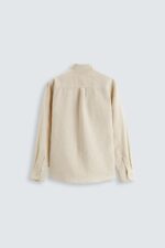 پیراهن لینن آستین بلند Zara اورجینال - تصویر 6