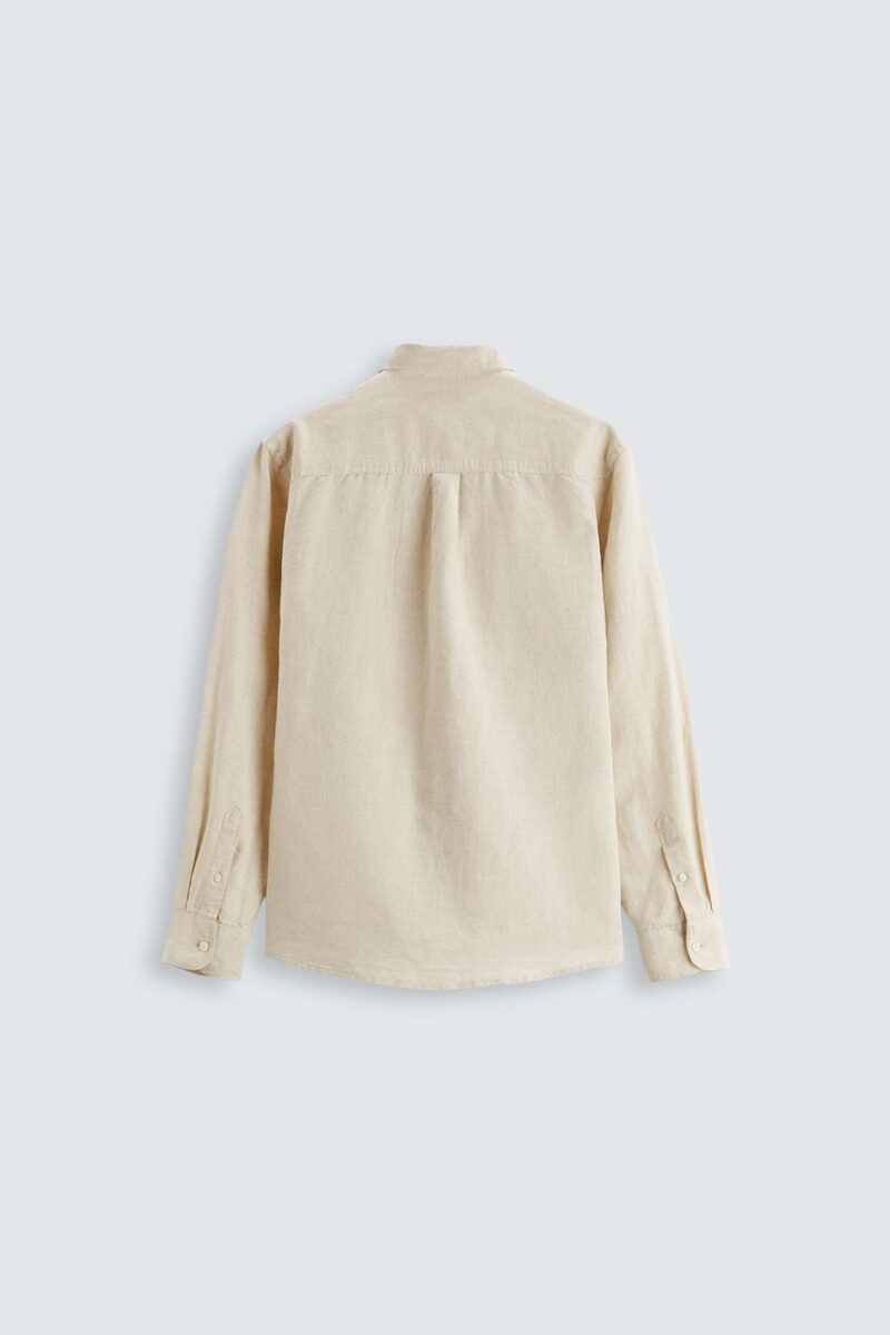 پیراهن لینن آستین بلند Zara اورجینال - تصویر 6