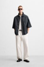 پیراهن جین اورسایز Zara اورجینال - Image 3